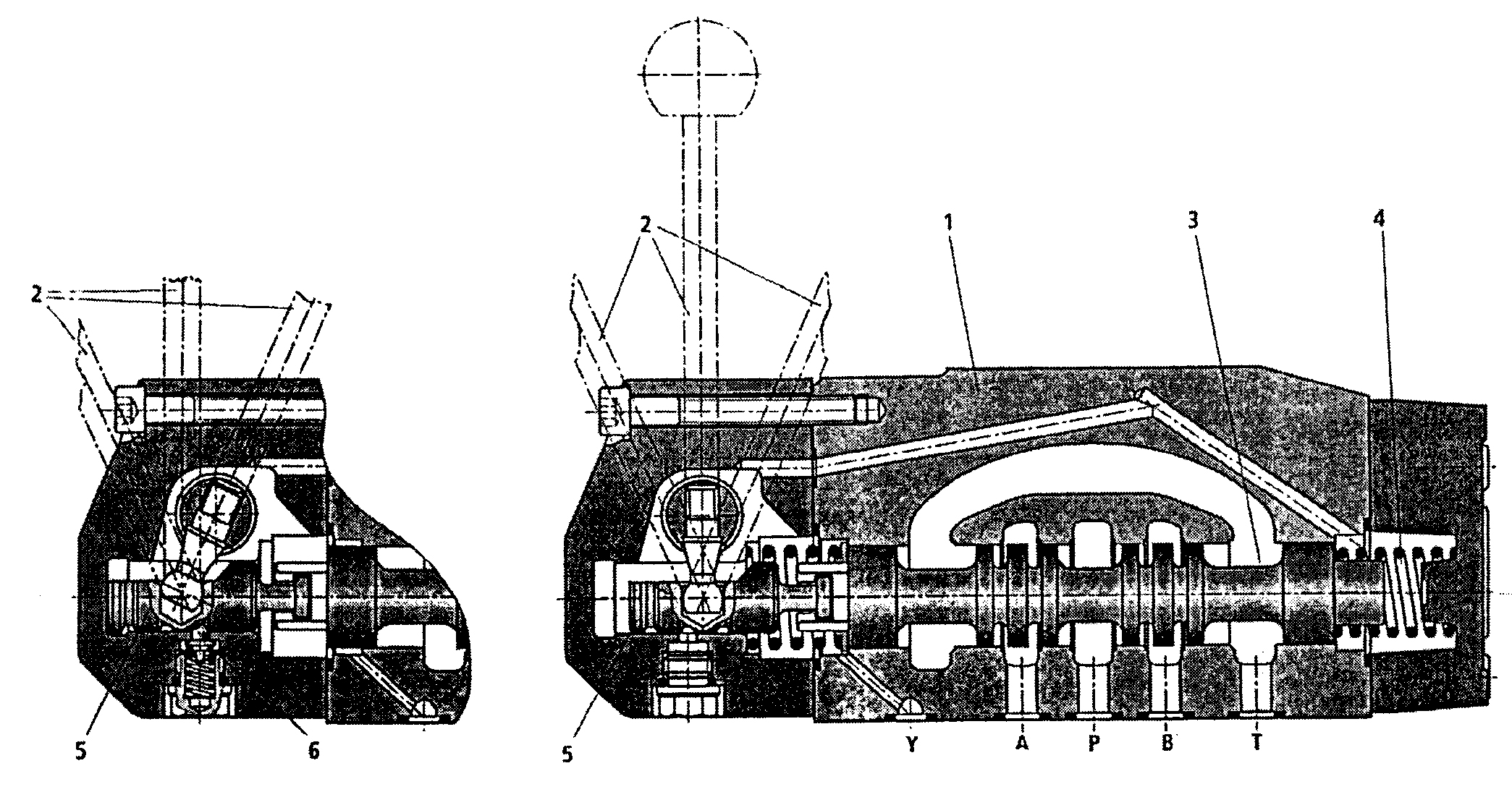 Гидрораспределители ВММ 6.574 (Ф), ВММ 6.34 (Ф), 1РММ 6.44 (Ф), 1РММ 6.64 (Ф) - рисунок 2